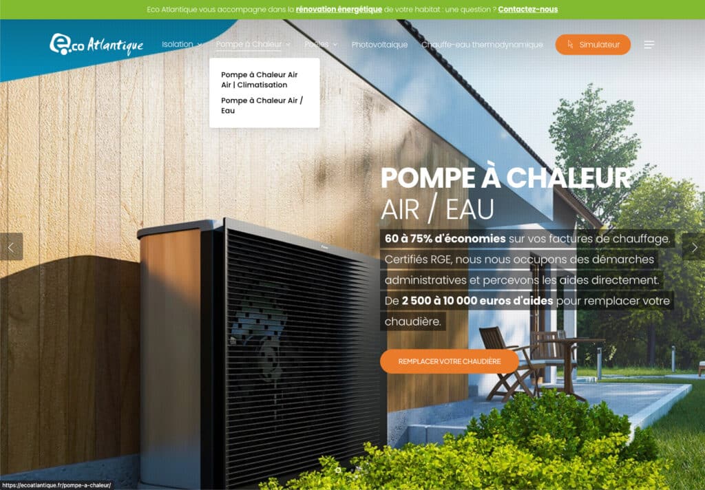 Eco Atlantique - Rénovation énergetique à La Rochelle - Limoges et Vendée Eco Atlantique - Rénovation énergetique à La Rochelle - Limoges et Vendée