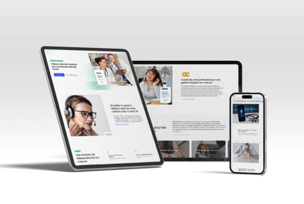 creation site internet expert en télésecrétariat et permanence téléphonique, spécialisé dans le secteur médical