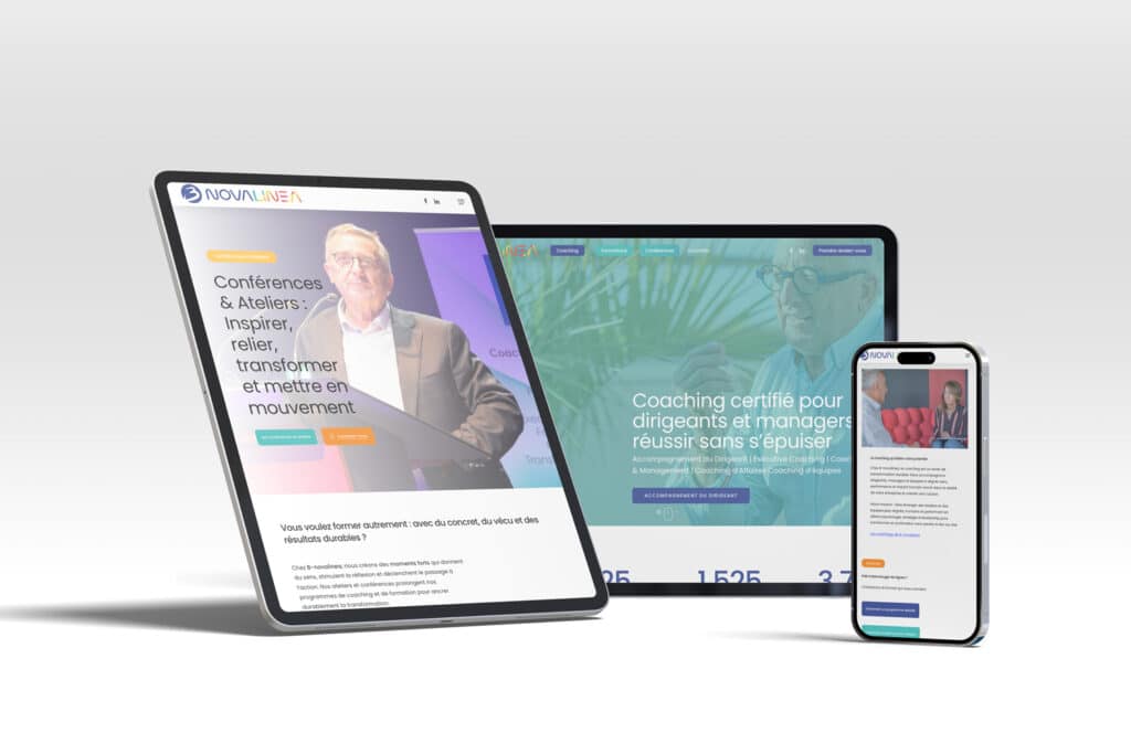 Création du site internet de B-novalinea - cabinet de coaching en nouvelle aquitaine